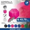 PROMOCIÓN SOMBRILLA FONDO PLATEADO