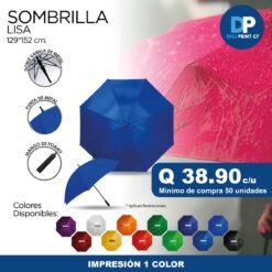 PROMOCIÓN SOMBRILLA COLOR LISO