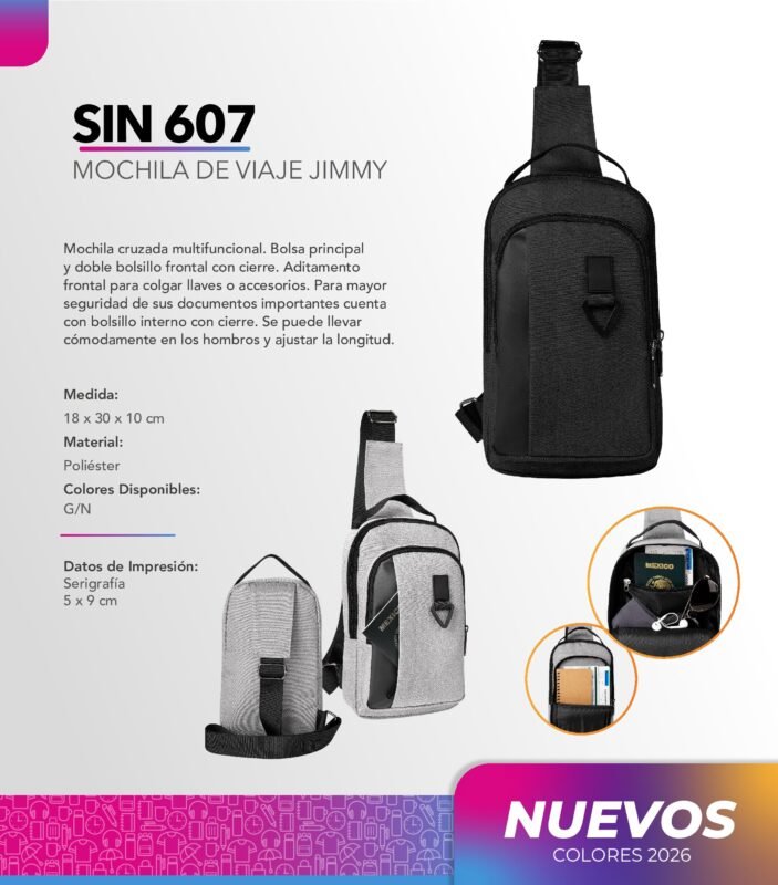 Mochila Jimmy — nuevo promocional Digiprint