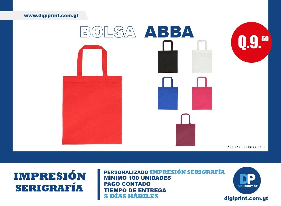Bolsa Abba Q9.50