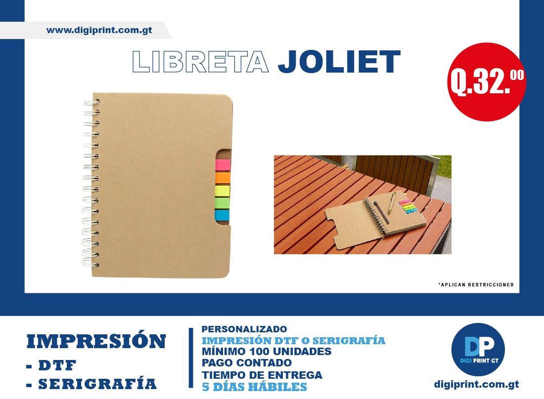 Libreta Joliet Q32.00